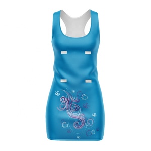 <b>Women's</b> Durable Plus Size Netball <b>Skort</b> Uniform Quick Dry Breathable 100% Polyester Sublimation Print Teamwear OEM Custom Dress - Product Image 2
