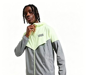 Veste d'entraînement pour homme, respirante, avec empiècements en mesh, vêtement de sport, fermeture éclair intégrale, veste de sport athlétique à manches longues, pour la course à pied, la remise en forme, la salle de sport - Product Image 5