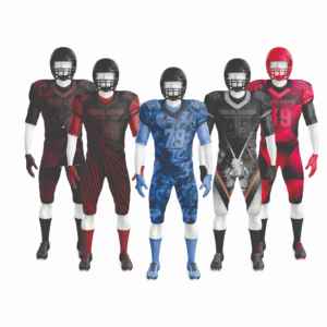 เสื้อฟุตบอลอเมริกันเยาวชนแบบสั่งทำพิเศษ พิมพ์ลายดิจิทัล ชุดทีม ระบายอากาศได้ดี ทนทาน ชุดกีฬา รับผลิตตามสั่ง ขายส่งจำนวนมาก - Product Image 5