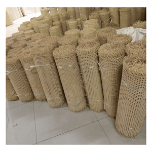 Malla de ratán natural de color marrón, tejido abierto, hecha de material de ratán duradero para paneles de muebles, asientos y decoración, Vietnam - Product Image 4