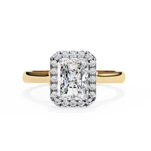 Impresionante Anillo de Oro con Diamante Sintético de 1.00 Quilates, Diseño de Corona, Unisex, Joyería para Propuesta de Matrimonio - Product Image 1