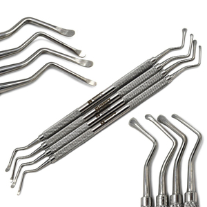 Kit de microchirurgie parodontale MEDSPO, instruments en acier inoxydable réutilisables, ensemble d'instruments manuels pour usage hospitalier, comprend une curette chirurgicale - Product Image 6