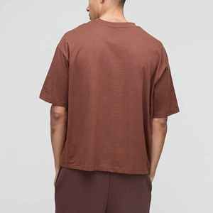 Latest Custom Made Oversized Men's T-Shirts Custom Embroidered Logo 100% Cotton Plus Size Baggy Streetwear <b>Hip</b> Hop Breathable - Product Image 6