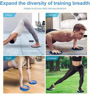 Disques d'exercice et de fitness double face pour entraînement du tronc et des abdominaux, en ABS, antistatiques, pour tapis et sols durs à la maison - Product Image 5