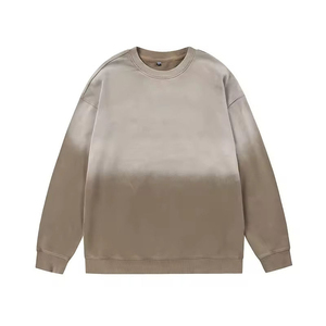 เสื้อสเวตเชิ้ตคอกลมโอเวอร์ไซส์ ผ้าฝ้าย 100% ย้อมสีไล่เฉดแบบดิปได  ใส่ได้ทั้งชายและหญิง เหมาะสำหรับฤดูใบไม้ร่วง - Product Image 3