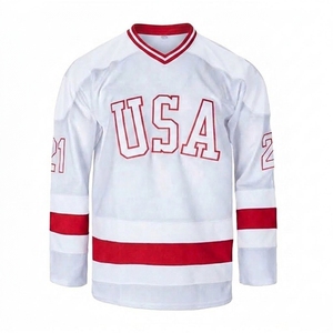 Uniforme de hockey sur glace par sublimation - Qualité supérieure, tissu 100% polyester 280g résistant et à séchage rapide, couleurs personnalisées, manches longues, sur mesure - Product Image 2