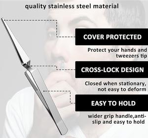 อุปกรณ์จัดฟันคุณภาพสูง คีมวางแบร็กเก็ต ได้รับการรับรองมาตรฐาน CE ชุดเครื่องมือสแตนเลส เครื่องมือทันตกรรม คีมจับ - Product Image 2