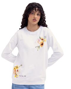 Nouveau sweat-shirt en polaire pour femme, respirant, uni, avec options de logo personnalisé dans plusieurs styles - Product Image 1