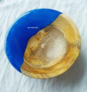 Tazón Personalizado de Madera de Acacia 100% Natural en Varios Tamaños para Ensaladas, Sopas y Masa, Tazón para Servir Verduras, Frutas y Ensaladas - Product Image 5