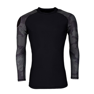 Professional <b>Custom</b> MMA Rash Guard Manufacturer Quick Dry Training <b>Compression</b> <b>Shirt</b> Wholesale - Product Image 2