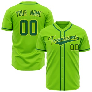 Camiseta de Béisbol de Moda, Ropa Deportiva de Alto Rendimiento, Logotipo Personalizado, Nombre y Número, Pedido al por Mayor de Fábrica - Product Image 1
