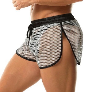 <b>Men's</b> Mesh Shorts <b>See</b> <b>Through</b> <b>Underwear</b> Breathable Fishnet Rave Shorts for <b>Men</b> - Product Image 1