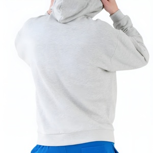 Ensemble de survêtement polaire pour hommes : sweat à capuche et pantalon de jogging, style streetwear décontracté, coupe ample, idéal pour l'hiver, personnalisable avec logo, vente en gros - Product Image 2