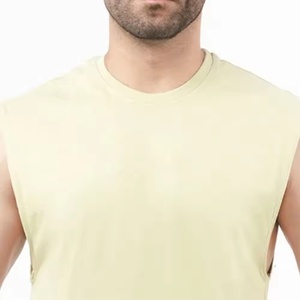 Camiseta sin Mangas Personalizada de Alta Calidad, de Algodón, Secado Rápido, Transpirable, 220 g/m², Cuello Redondo, para Hombre, Gimnasio, Entrenamiento, Running, Deportes - Product Image 2