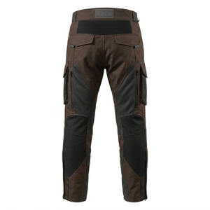 Custom Men's Adventure Leather <b>Motorbike</b> Riding <b>Trousers</b> Windproof Breathable Quick Dry Protective Spandex/Polyester All Seasons - Product Image 3