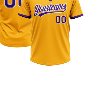 Wholesale Unisex <b>Baseball</b> Jerseys Custom Print Short Sleeve 100% Polyester Breathable Quick Dry Custom Team Names OEM Service - Product Image 4