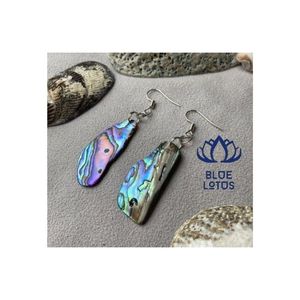 Boucles d'oreilles pendantes en forme de coquille avec perle d'imitation en forme de paix pour femme, bijoux vintage pour soirée - Product Image 1