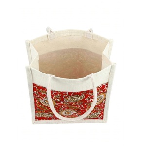 Premium Quality Samir ALam Brand Natural Jute Tote <b>Bag</b> Large Curved Straps Shopping <b>Gift</b> Packaging Promotional Events Eco - Product Image 3