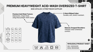 Camiseta Premium de Algodón 100% de Alto Gramaje con Hombros Caídos Estilo Urbano, Venta al por Mayor, Fabricante de Tiruppur, India. Camiseta Oversize de Hombre de Alto Gramaje. - Product Image 3
