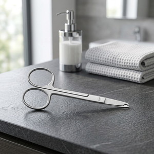 Stainless Steel <b>Nail</b> Scissors Round Hole Sharp Blade Straight Cut Durable Manicure Tool for Adults - Product Image 4