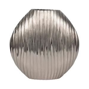 Elegante Florero de Metal para Flores Artificiales o Frescas, Pieza Decorativa Moderna para Hogar, Hotel y Oficina - Product Image 2