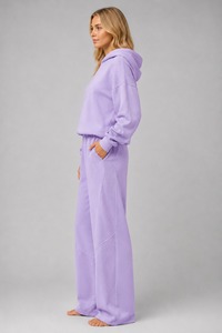 Ensemble de survêtement d'hiver pour femmes, taille plus, décontracté, écologique, 100% coton respirant, 2 pièces - Product Image 4