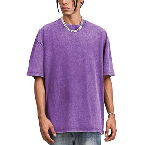 Vente flash - T-shirts surdimensionnés pour hommes avec logo personnalisé, manches courtes, respirants, 100% coton, écologiques, séchage rapide, haute qualité - Product Image 1