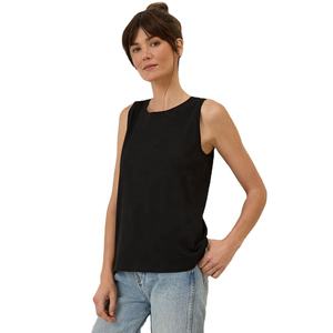 Camiseta sin Mangas Casual para Mujer con Logotipo Frontal Personalizado de la Mejor Calidad, Suave, Transpirable, 100% Algodón Ecológico para Uso Diario - Product Image 1