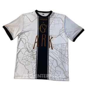 T-shirt homme de haute qualité, 100% coton, poids lourd, coupe oversize, col montant imprimé, style boxy. - Product Image 1