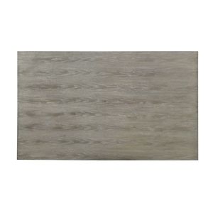 Modern Sleek Design 1PC Light Gray Wooden <b>Top</b> <b>Dining</b> <b>Table</b> with Black Finish Metal Legs Sleek <b>Dining</b> Furniture - Product Image 3