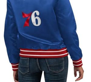 Veste universitaire pour femmes en satin tricoté avec broderie personnalisée, nouveau design 2025 - Product Image 4