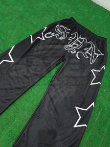 Wholesale Custom <b>Men</b> Streetwear <b>Joggers</b> Oversized Star Print Wide Leg Track Pants Hip Hop <b>Loose</b> Athletic Sweatpants - Product Image 3