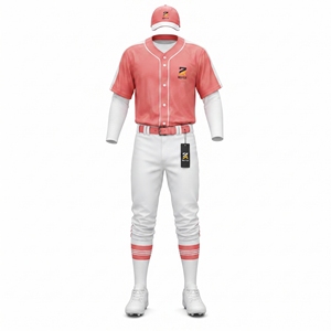 Nuevo uniforme de béisbol profesional con tela suave, ajuste atlético y comodidad duradera para los jugadores en cada partido. - Product Image 1