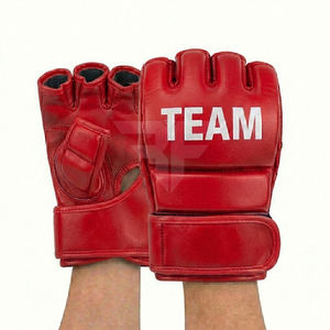 Guantes de boxeo MMA al por mayor, de cuero PU, con logo personalizado, guantes de entrenamiento para MMA y guantes de gimnasio. - Product Image 2