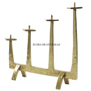 Most Fancy Unique Designer High Grade Gold Plated Premium Quality Metal Made Luxury <b>Candle</b> <b>Stick</b> Holder Table Centerpiece Decor - Product Image 5