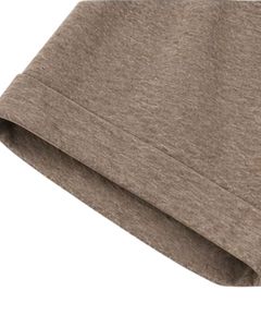 Custom Taupe V Neck Womens Casual T Shirt Short Sleeve Cotton Blend Soft Lightweight Pocket Tee Summer Comfortable Fashion <b>Top</b> - Product Image 6