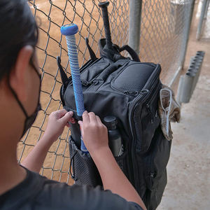 Bolsa de Deporte Impermeable con Ruedas para Bate de Béisbol, Mochila con Ruedas para Teeball con Compartimento para Zapatos, Bolsa de Viaje Deportiva - Product Image 3