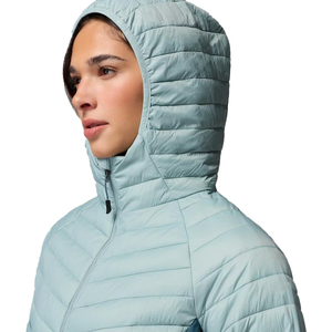 Chaqueta Acolchada para Mujer, 340 Gramos, Poliéster, Tejido de Algodón, Abrigo de Invierno Acolchado, Ligero, Cálido, Impermeable, con Capucha, Ropa de Calle para Exteriores - Product Image 5
