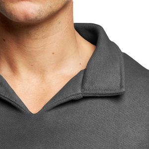 Sweat-shirt personnalisé coupe ample délavé à l'acide 100% coton à manches longues en molleton côtelé pour homme - Product Image 5