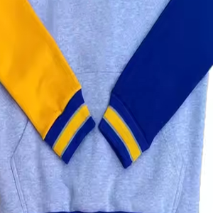 เสื้อสเวตเชิ้ตผ้าเทอร์รี่ผสมคอตตอนโพลีเอสเตอร์คุณภาพสูง แบบซิป คอวี แขนยาว ลายพิมพ์ฤดูหนาว สำหรับผู้ชาย - Product Image 2