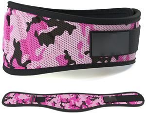 Ceinture de musculation 6 pouces en nylon avec support dorsal en maille et sangle auto-agrippante pour squats, soulevés de terre, entraînement en salle de sport, hommes et femmes - Product Image 3