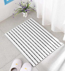 Tapete de Baño Antideslizante de Secado Rápido y Ecológico de Primera Calidad de TESX Industries, Fácil Instalación, 5x5 cm, para Hoteles y Resorts - Product Image 1