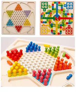 Wooden Ludo <b>Board</b> Game for Kids & Family 6 Player Classic <b>Board</b> Game with Dice Colorful <b>Pegs</b> - Product Image 5