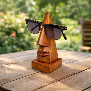 Woodensure ABK IMPEX Soporte Moderno de Madera de Alta Calidad para Gafas, Exhibidor de Lentes con Forma Personalizada, Accesorio de Color Sólido - Product Image 3