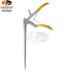 JACKBILLY Rongeur chirurgical orthopédique manuel à 90 degrés, 6 mm de largeur de coupure, en acier inoxydable, pour plaque fine, Spurling Kerrison - Product Image 6