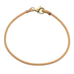 Pulsera de cadena chapada en oro con cierre de langosta – Joyería de moda unisex duradera - Product Image 1