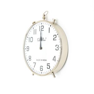 Classic and Decorative Silver Aluminium <b>Desk</b> <b>Clock</b> for Tables-a Classic and Elegant Tabletop <b>Clock</b> - Product Image 3