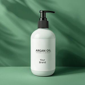 Acondicionador de Cabello con Aceite de Argán ODM/OEM, Tratamiento sin Enjuague en Botella con Bomba, para Cabello Rizado, Prevención de la Caída del Cabello, Venta al Por Mayor, Etiqueta Privada - Product Image 3
