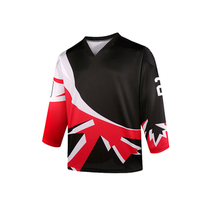 Camiseta de Hockey sobre Hielo de Alta Calidad en Poliéster, Diseño Libre, Impresión Sublimada, Logotipo Bordado, Uniforme de Hockey Personalizado - Product Image 6