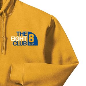 Sudadera con Capucha Bordada Personalizada para Mujer, Serie Sigma Gamma Rho Club, Sudadera de Sororidad Griega, Felpa Suave, Cálida e Informal - Product Image 5